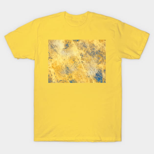 Yellow Grunge T-Shirt by jen28